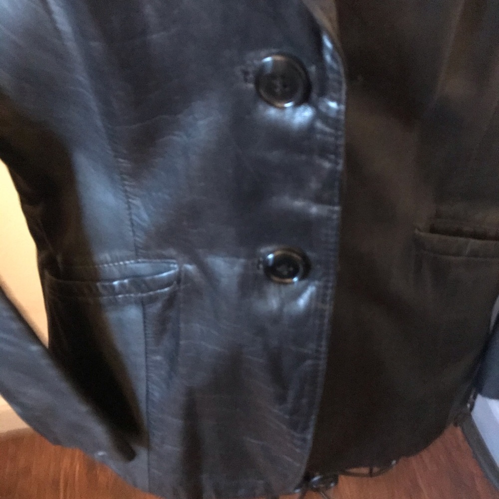 Split End Ltd Leather Black Jacket - image 5
